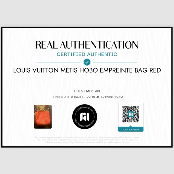 💎✨ Rare LV  ✨💎 TERRE METIS EMPREINTE LEATHER TOTE RARE CROSSBODY Red - Picture 11 of 14